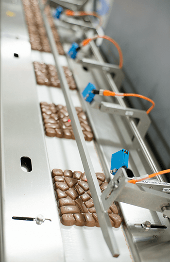 Chocolate products in manufacturing