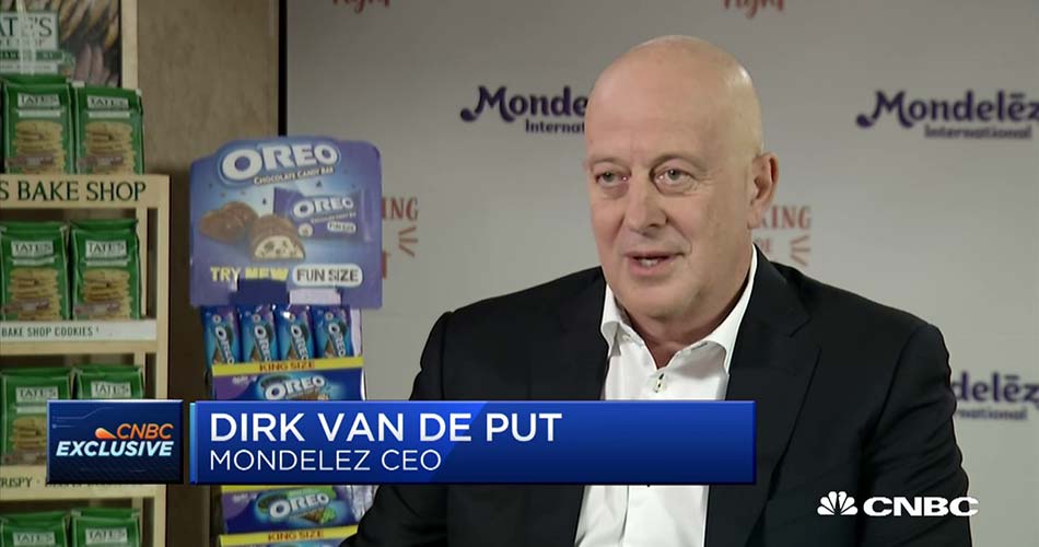 Mondelēz CEO Dirk Van de Put unveiling new strategy